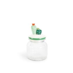 Excelsa pot de conservation Cactus céramique 65 cl multicolore - multicolore céramique 62731_0