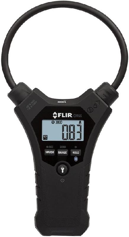 AMPÈREMÈTRE TRMS À CAPTEUR FLEXIBLE 25/6 CM, 3KA AC, LED, BLUETOOTH - FLICM55
