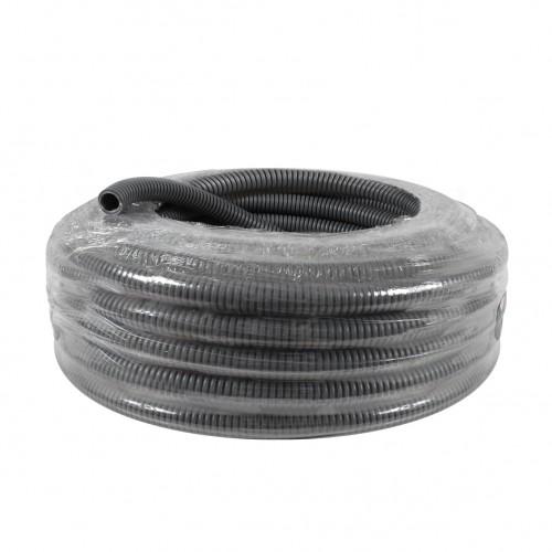 GAINE ÉLECTRIQUE ICTA - DIAMÈTRE 16 MM - COURONNE DE 10 M - GRIS DEBFLEX