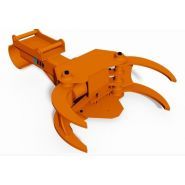 Grappin coupeur forestier Axer 540 K - diamètre de coupe max 250 mm - ouverture max 1000 mm - pour pelleteuses de 12 tonnes et plus_0
