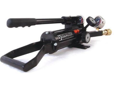 HP350DMINEX, Pompe à main hydraulique, biporte, à deux vitesses, fermée hermétiquement avec manomètre et adaptateur, 300 cm3 d'huile utile, Certifié ATEX_0