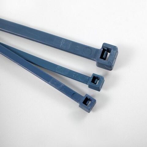 LOT DE 2 - COLLIERS DE SERRAGE DÉTECTABLES 4,5 X 200 - PAR 100 - BLEU