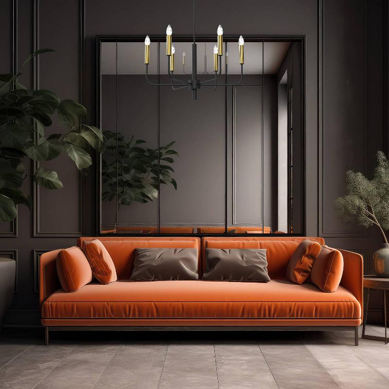 LUMINEX LUSTRE HEDWIG, À 6 LAMPES