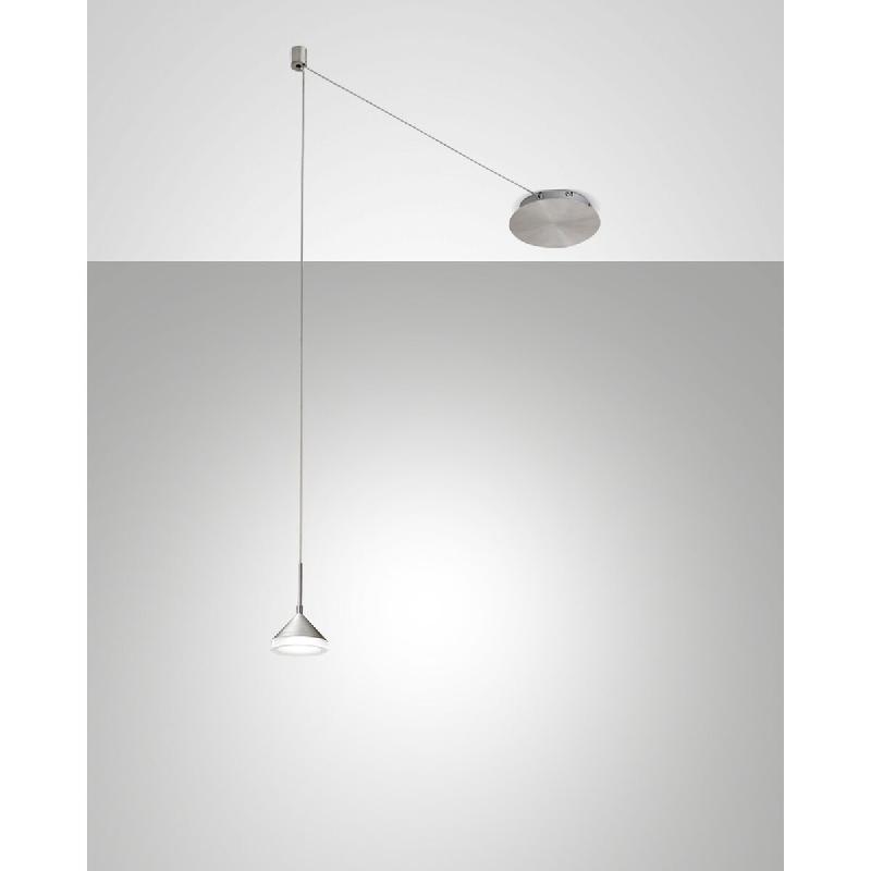 Lustre Suspension Isabella Led En Métal Et Méthacrylate 3410-41-212 Fabas Luce - gris 8019282099406_0