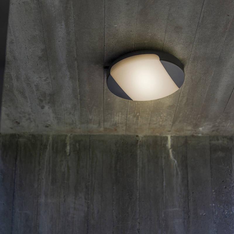 LUTEC APPLIQUE D’EXTÉRIEUR LED SWEEP, COULEUR RÉGLABLE