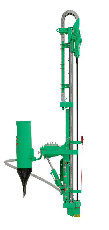 Mât de forage Micro CPA - Montabert - pour pelles légères - avec perforateur HC20/HC25_0