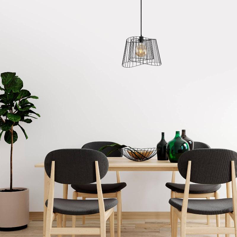 OPVIQ SUSPENSION BYISOO 6345 À 1 LAMPE Ø40CM NOIR