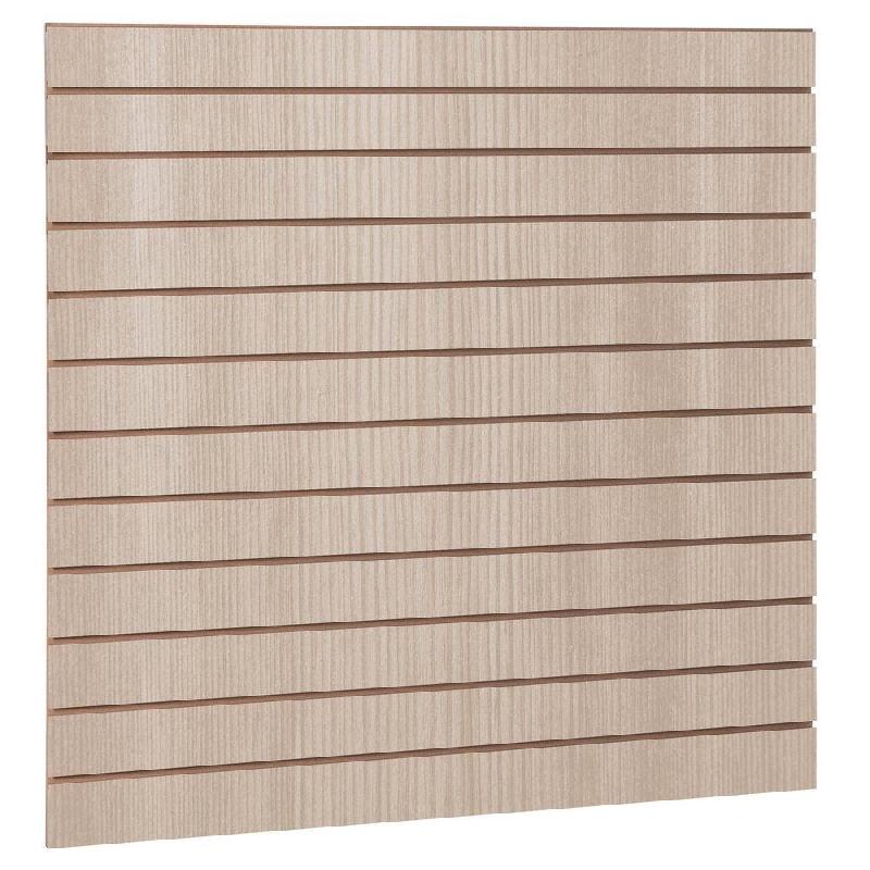 Panneau rainuré R10 L120xP120cm épaisseur 18mm - orme clair_0
