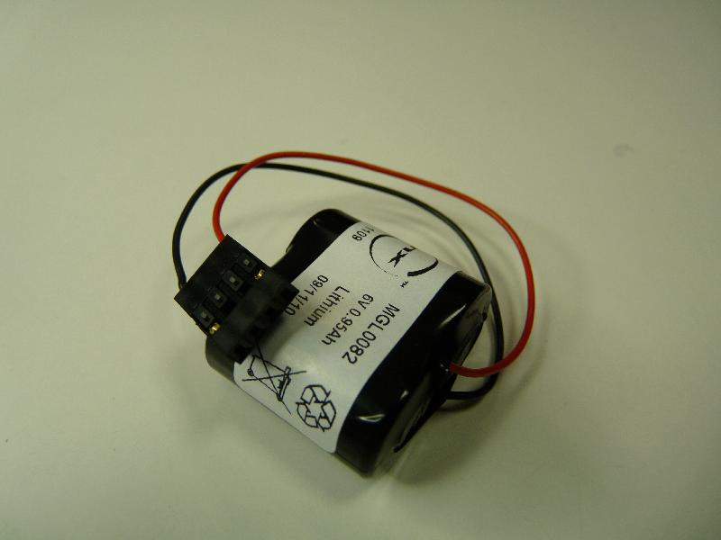 Pile lithium 2x CR1/2AA 2S1P ST1 6V 950mAh - Berg - Compatible alarme Lux Royal_0