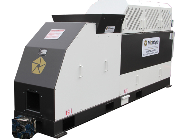 Presse boites & canettes alu/acier McINTYRE - Jusqu'à 1200 kg/h -METALLICAN-M40_0