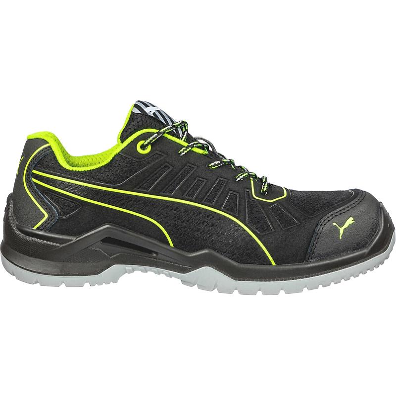 PUMA SAFETY Chaussures de sécurité Fuse TC GREEN LOW S1P ESD SRC - noir/vert 46 - 46 multicolore multi-matériau 4051428056953_0