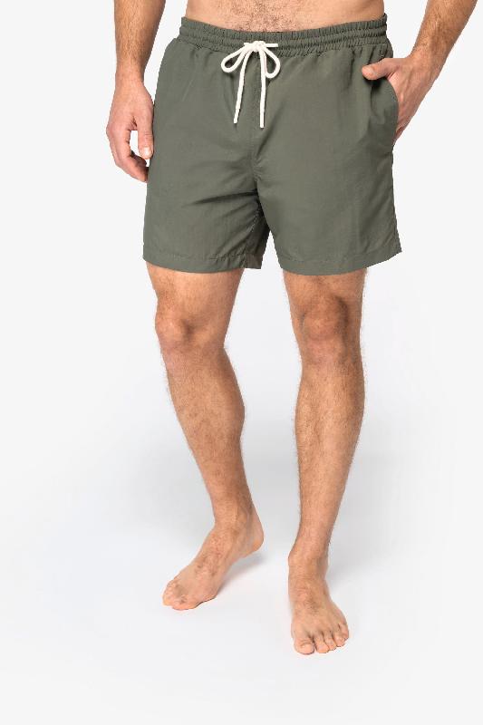 Short de bain écoresponsable homme - Native Spirit - Réf: NS706 - Polyamide recyclé avec doublure en filet polyester_0