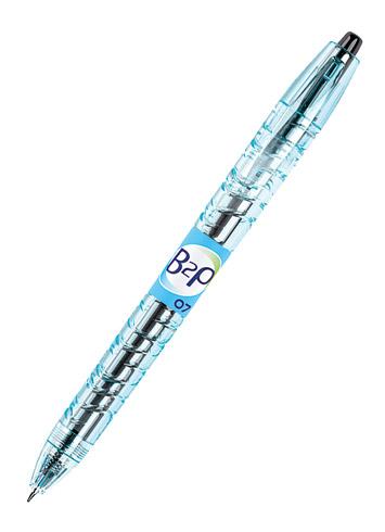 LOT DE 2 - STYLO ROLLER PILOT B2P BEGREEN RÉTRACTABLE POINTE 0,7 MM - ÉCRITURE MOYENNE BLEU