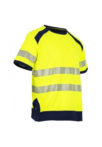T-shirt haute visibilité manches courtes jaune Halogene - Norme EN ISO 20471 classe 2_0