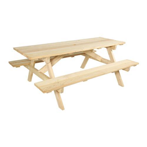 TABLE-BANCS BOIS BATZ PIN TRAITÉ MOBEXTAN