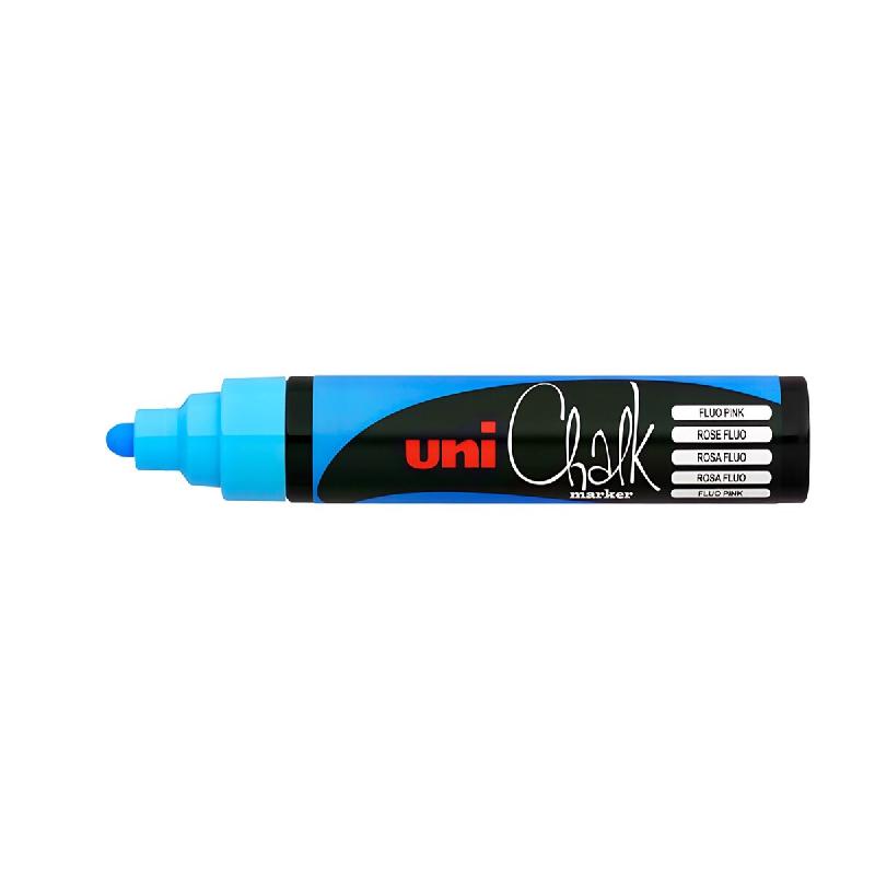 Uni-ball Marqueur craie Chalk Marker, pointe ogive de 1,8-2,5 mm, encre bleu clair - 186247_0