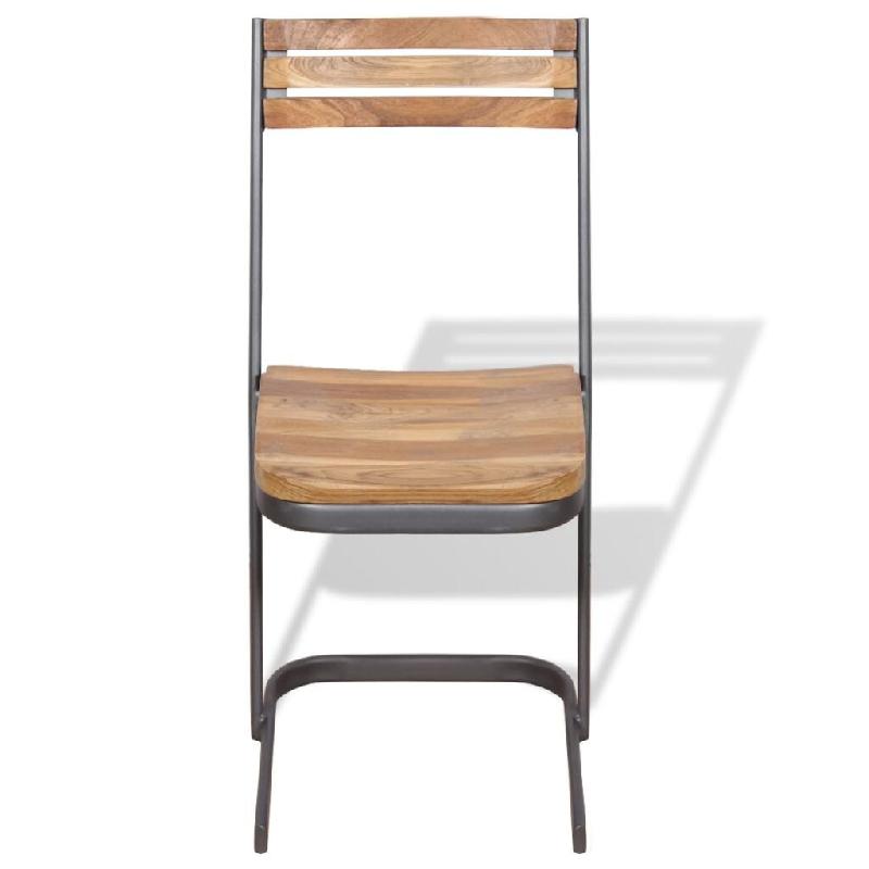 VidaXL Chaises à manger lot de 4 bois de teck massif Modèle Cascade - 274357XL_0