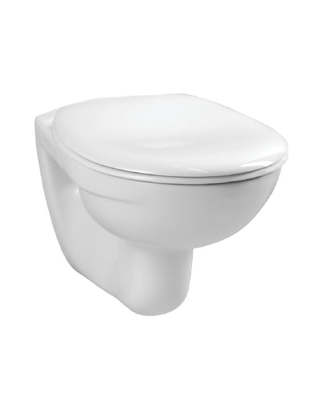 PACK WC NORMUS VITRA CUVETTE SUSPENDUE STANDARD 54X36CM AVEC ABATTANT - VITRA - 6855N003-6064