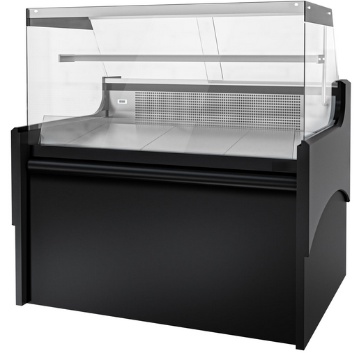 Vitrine réfrigérée avec service-arrière 128 x 98 cm et 1 réserve réfrigérée_0