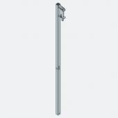 09200252 - Potelets fixes - Tubesca-Comabi - acier galvanisé, hauteur 400 mm_0