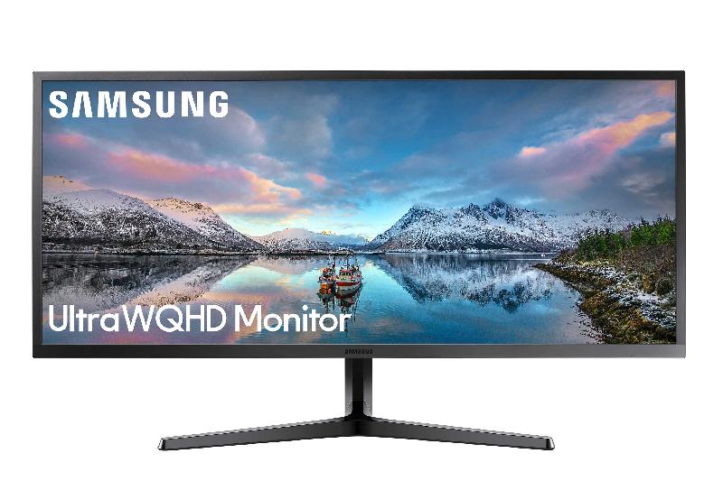 Samsung Moniteur UltraWide 34'' WQHD SJ55W - AMD FreeSync, Écran VA 21:9, Résolution 3440x1440, HDMI, Noir_0