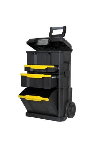 Servante d'atelier Stanley STST1-70344 - Modulo 2 en 1 - Noir et Jaune - 48,8 x 34,7 x 77,8 cm_0
