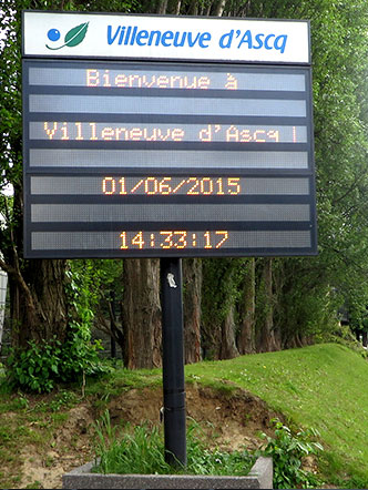 Afficheur dynamique grand format à leds - pour affichage numérique performant_0