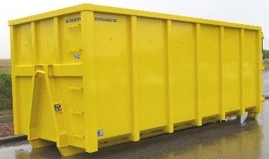 Benne ouverte à tôles lisses - Eurobenne S.A.S - capacité de 10 à 45 m³_0