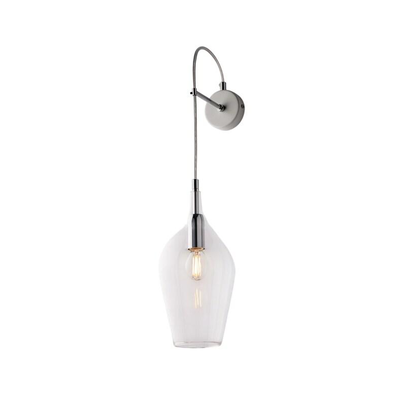 Bonetti Illumina Ares Applique En Fer Et Verre Pyrex Transparent 1 Lumière .14 P.21 Bl273-Ap1-Tr - transparent 8050713218492_0