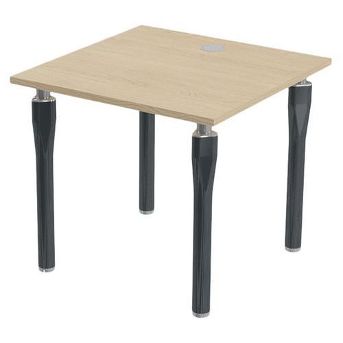 BUREAU NOGA 80 X 80 CM CHÊNE ANTHRACITE