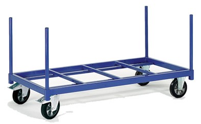 Cadre roulant à 4 montants - charge 1200kg - roues fixes et pivotantes avec frein - 3 modèles disponibles_0