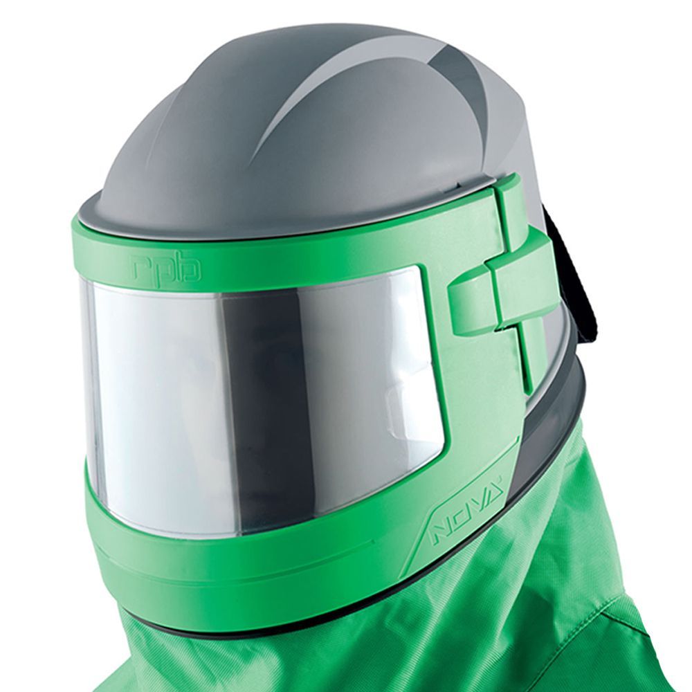 Casque de sablage Nova 3® - vision panoramique et visières détachables pour plus de confort et de productivité_0