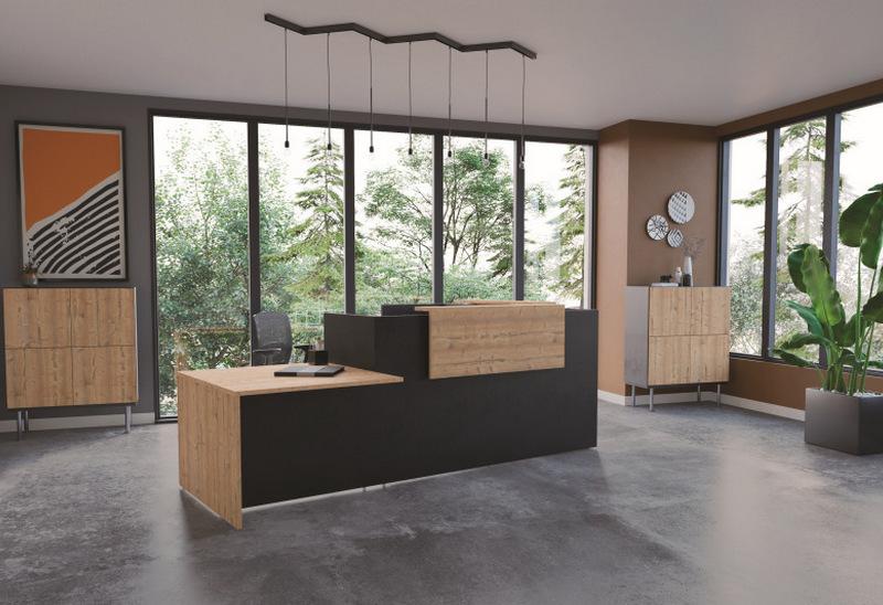 Comptoir d'accueil bureau PMR - comptoir-simple-l280_0