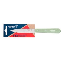 Couteau cranté N°113 Sauge Paysage -  Vert Autre Bois Opinel 19.4x1.9 cm - vert Bois massif 3123840031212_0