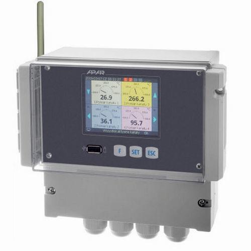 Data logger d'humidité AR408 APLISENS avec 8 canaux de mesure et 4 sorties d'alarme/contrôle_0