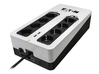 EATON 3S850D ALIMENTATION D'ÉNERGIE NON INTERRUPTIBLE VEILLE 0,85 KVA 510 W 8 SORTIE(S) CA