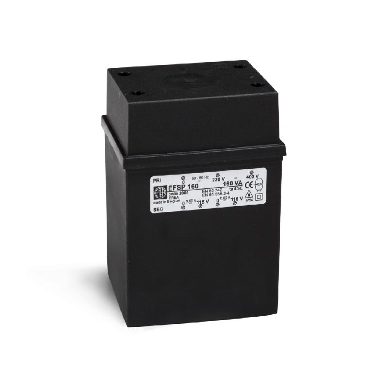 Efsp 160 - Transformateur monophasé de protection IP54 - 160VA - Upri 230-400V - Usec 2x 0-115V_0