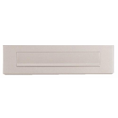ENTRÉE DE BOÎTE AUX LETTRES EN ALUMINIUM ANODISÉ ARGENT - 240 X 65 MM NORMBAU