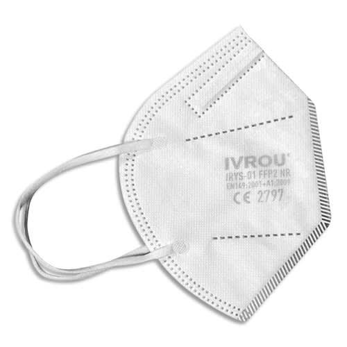 Boîte de 50 masques à bec à bec. Norme en 149:2001+a1:2009. Niveau de filtration > à 95%. Blanc._0