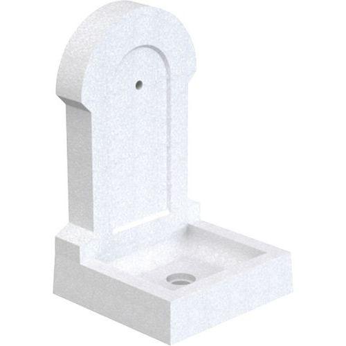 FONTAINE BÉTON BLANC SABLÉ