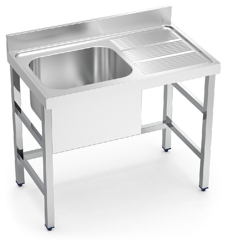 FRICOSMOS Evier avec support 1C,ED 1400x600x850 mm. Dimensions de la cuve 500x400x250 mm. - inox 054818OST_0