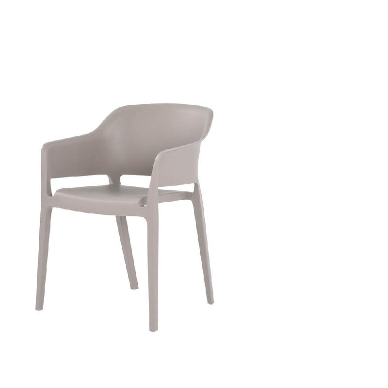 Giethoorn - Chaise empilable en polypropylène gris clair_0