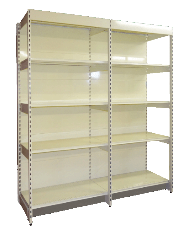 Gondole Rack - Simple ou Double Face avec Charge Admissible par Tablette 120kg - Largeur 1m00 et Hauteur 2m25_0