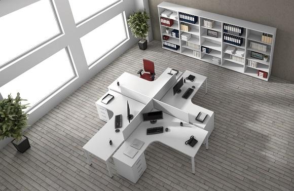 Armoire ouverte Gorbe 2088 - meuble en mélaminé avec étagères réglables et options disponibles_0