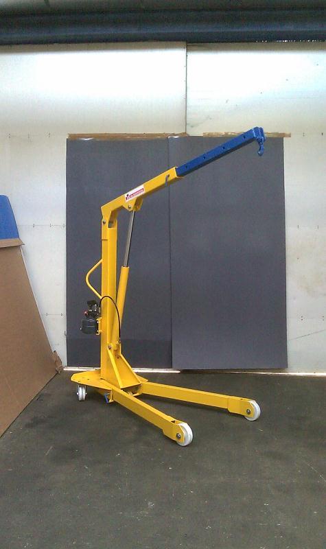 Grue d'atelier repliable - A 1010 REP - grande portée et roues robustes_0