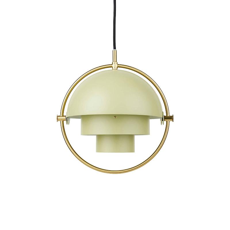 GUBI SUSPENSION MULTI-LITE, Ø 36 CM, LAITON/CRÈME