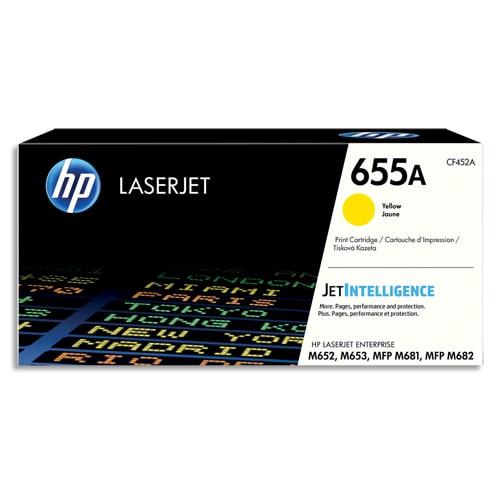 Toner jaune HP 655A CF452A - Compatible avec imprimantes HP Color LaserJet Enterprise M652/M653/M681/M682_0