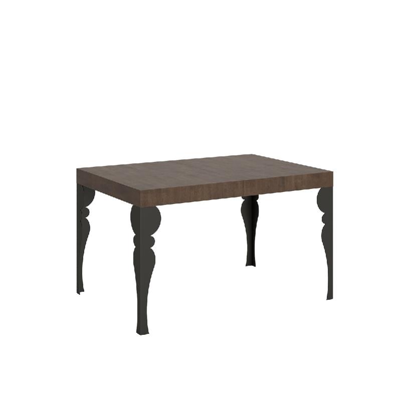 Itamoby Table Extensible Paxon 120/380X90 Cm Pieds Noyer Anthracite - marron 8050598908082_0