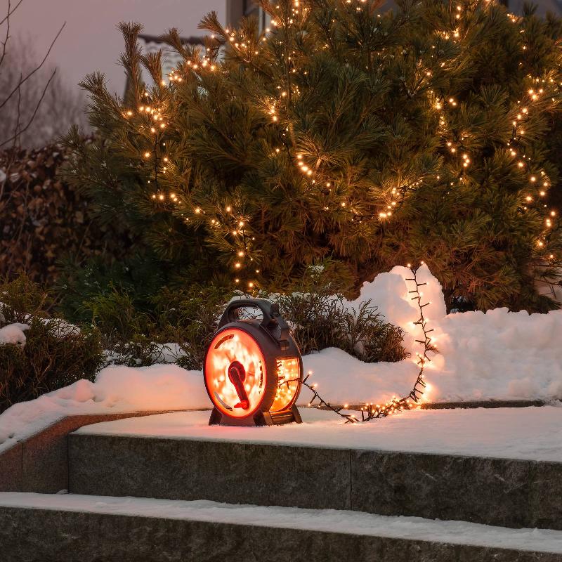 KONSTSMIDE CHRISTMAS GUIRLANDE LUMINEUSE LED COMPACT AMBRE 1200LEDS 26,38M