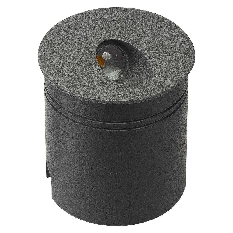 MANTRA ILUMINACIÓN LUMINAIRE ENCASTRABLE LED ASPEN IP65, ROND, GRIS FONCÉ